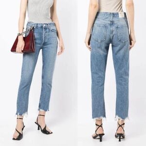 Agolde Women's Straight Leg Jeans - Blue